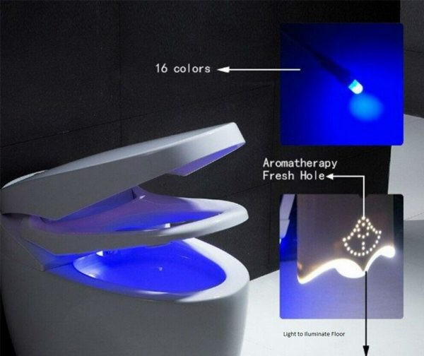 Rechargable Waterproof Motion Sensor LED Toilet Night Light