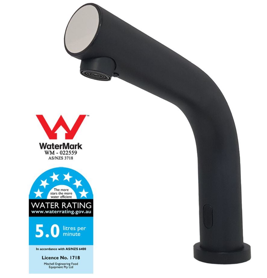 Sensor Tap - Boomerang - Deck Mounted - Stainless Steel Satin - Image 4