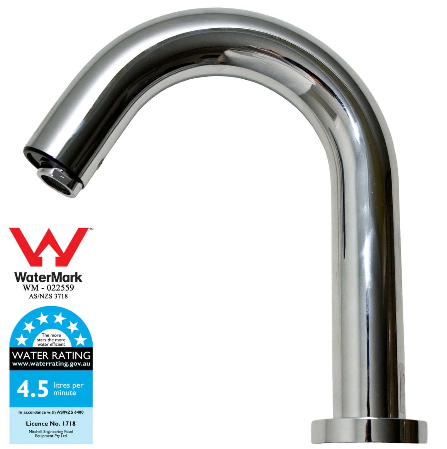 Sensor Tap - Hospital Spout 18cm Deck Mounted