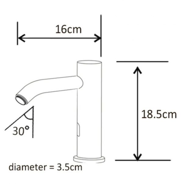 Sensor Tap - Tall Upright Deck Mounted - Image 3