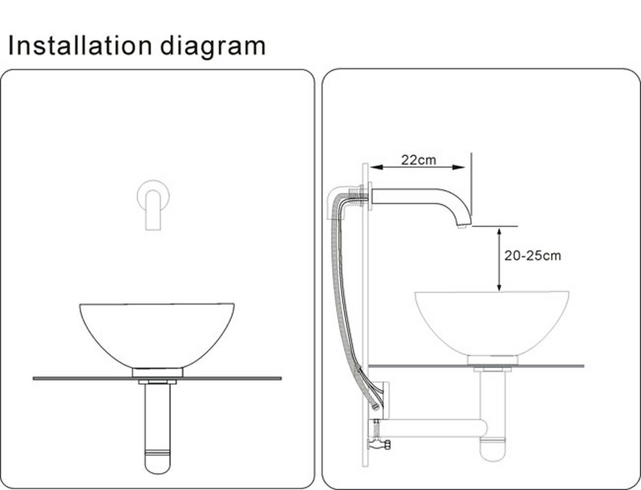 Sensor Tap - Tube Design Wall Mounted - Image 3